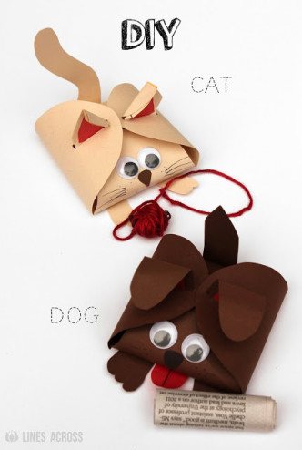 DIY Cat and Dog Gift Boxes