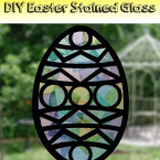 DIY Easter Stained Glass Egg
