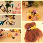 DIY Flower Hair Tie