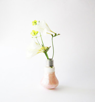 DIY Light Bulb Vase