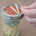 DIY Match Box Mason Jar