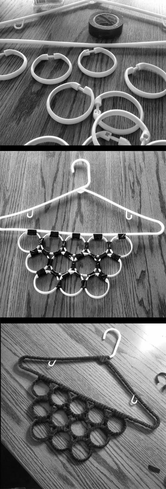 Do It Yourself Scarf organizer – DIY Craft Room