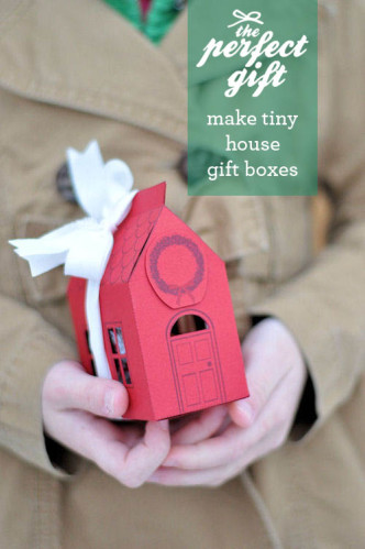 Make a Paper House Gift Box