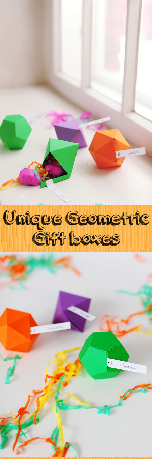 Unique Geometric Gift Boxes